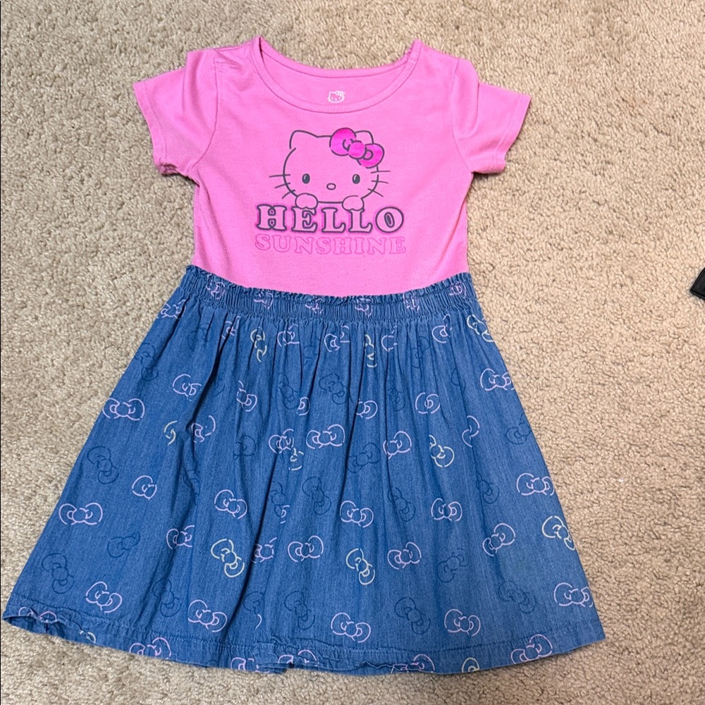 Hello Kitty Pink Fabric by Sanrio